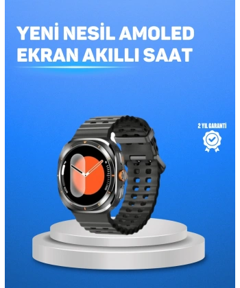 Değiştirilebilir Kordonlu Akıllı Saat IPS Ekran ve Bildirim Desteği