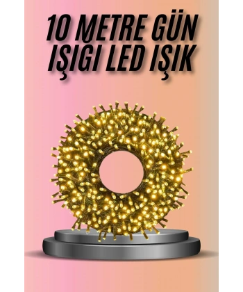 Dekoratif Aydınlatma Ampüllü 10 Metre Gün Işığı Şerit Led