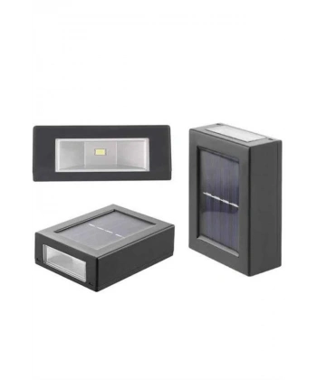 Dekoratif Duvar Lambası Solar Güneş Enerjili Bahçe Aydınlatması