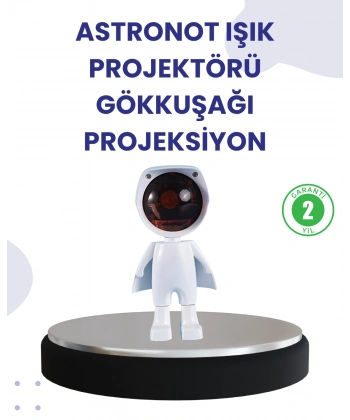 Dekoratif Gün Batımı Işığı – Astronot Figürlü