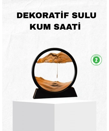 Dekoratif Kum Saati – Şık Masa Üstü Aksesuar, Dayanıklı Malzeme, Modern ve Klasik Tasarım