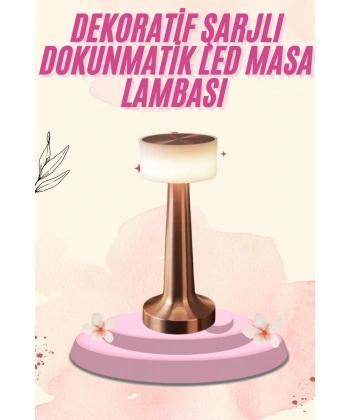 Dekoratif Masa Lambası Dokunmatik Renk Değiştirebilen Gece Lambası