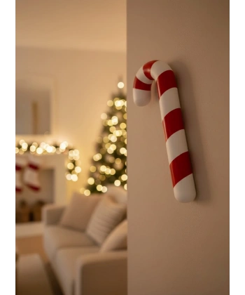 Dekoratif Yılbaşı Şekeri Yerde Biblo Salon Dekoru 13x34 cm