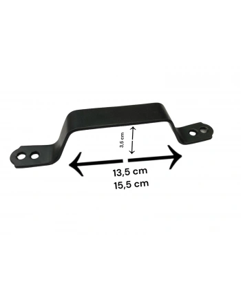 Demir Doğrama Kulp Siyah Kaplama