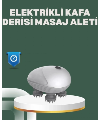 Derin Masaj Sağlayan Elektrikli Kafa Masaj Aleti