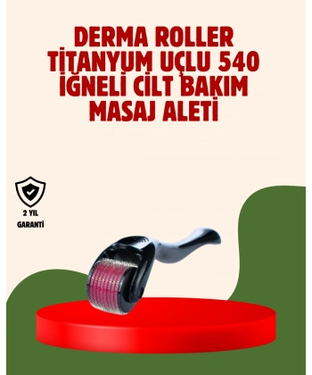 Dermaroller 1 mm Akne İzleri ve Çatlak Giderici Cilt Bakım Aleti