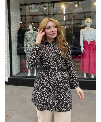 Desenli tunik gömlek