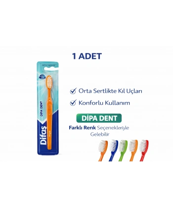 Difas Dipa Dent Medium Diş Fırçası Orta Sert 1 ADET