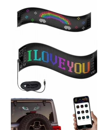 Digital Araba Yazısı Ekran Matrix En Büyük Boy Matrix LED Panel 19*96 pıxel