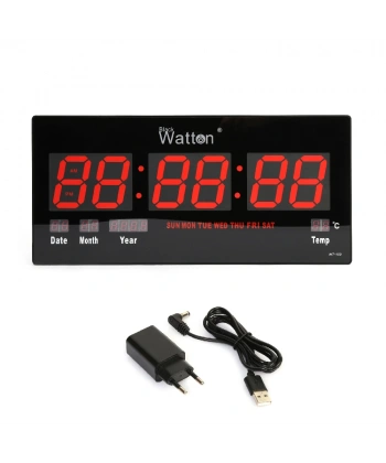 Dijital Duvar ve Masa Saati Watton Wt-109