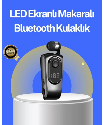 Dijital Ekranlı Bluetooth Kulaklık – Titreşimli Bildirim, 25 Saat Kullanım