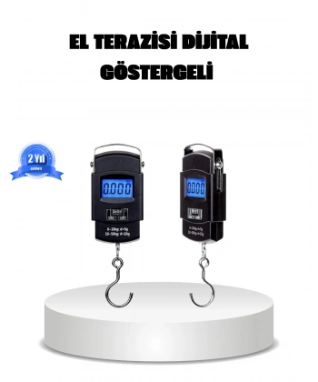 Dijital El Kantarı – 50 Kg Taşıma Kapasiteli, Taşınabilir Hassas Tartı