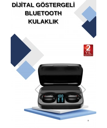 Dijital Göstergeli Bluetooth Kulaklık Kablosuz TWS Stereo Bluetooth 5.0