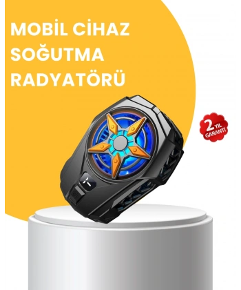 Dijital Göstergeli Evrensel Telefon Soğutma Fanı