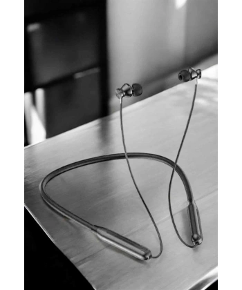 Dijital Göstergeli Kulak İçi Kablosuz Bluetooth Kulaklık Boyun Bantlı