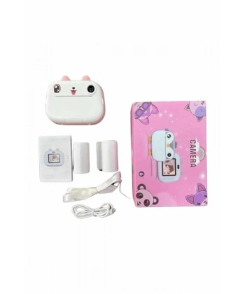 Dijital HD Video Kamera Çocuk Fotoğraf Makinesi  Anlık Termal Rulo