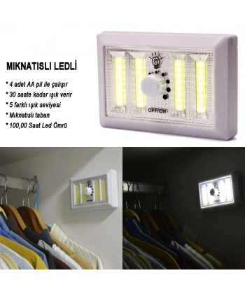 Dimmerli Işık Seviyesi Ayarlanabilir Ledli Lamba Watton Wt-383