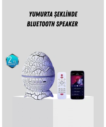 Dinozor Yumurta Gece Lambası Projektör – 14 Renk Seçeneği