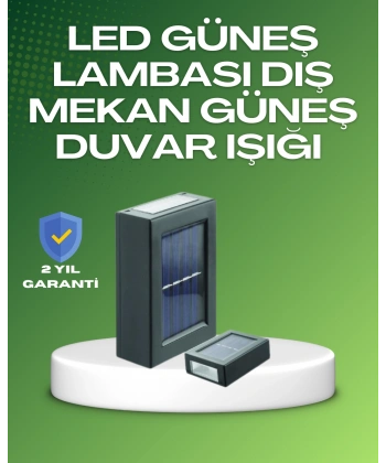 Dış Mekan Güneş Paneli ile Aydınlatma Lambası