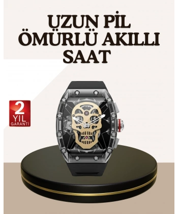 Dokunmatik Akıllı Saat Sesli Asistanlı Geniş Özellikli