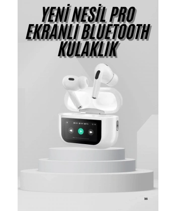 Dokunmatik Ekranlı Air Pro 2 ANC Kulaklık Kablosuz Çok Fonksiyonlu