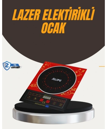 Dokunmatik Kontrollü 2400W Indüksiyon Ocak Zaman Ayarlı