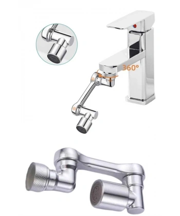 Dönebilen Musluk Başlığı Akrobat Mutfak Banyo Musluk Ucu Başlığı Oynar Başlıklı