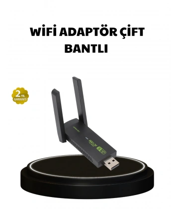 Dual Band USB WiFi Adaptör – 1200 Mbps Hız