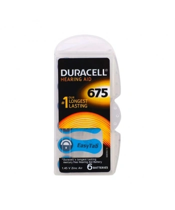 Duracell 675 Numara İşitme Cihazı Pili 6Lı Paket