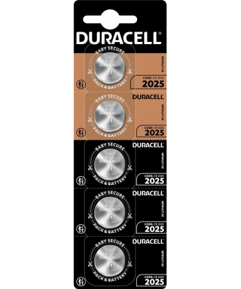 Duracell CR2025 3V Lityum Pil 5li Paket