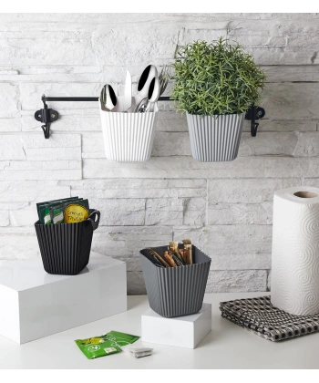 Duvara Asılan Çok Amaçlı Organizer - 2'li Saksı Set