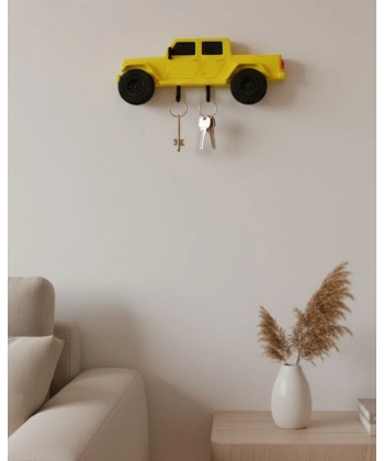 Duvara Monte Araba Anahtarlık Dekoratif ve Kullanışlı