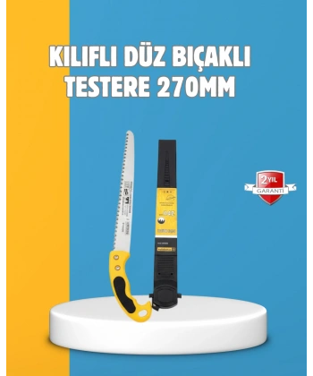 Düz Bıçaklı Budama Testeresi Kılıflı Güvenli Tasarım