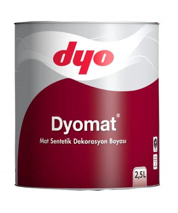 Dyomat Mat Dekorasyon Boyası 0,75 Litre Siyah