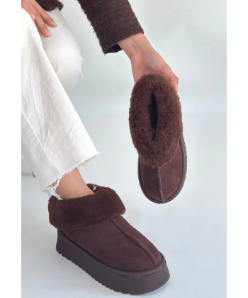 Edali Kahverengi Süet Bot