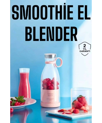 El Blender Bardak Blender Şarjlı Taşınabilir Meyve Sıkcağı Smoothie