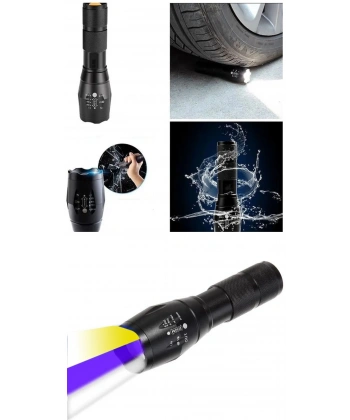 El Feneri Beyaz Sarı Ve Mor Renk Aydınlatma Q5 Led