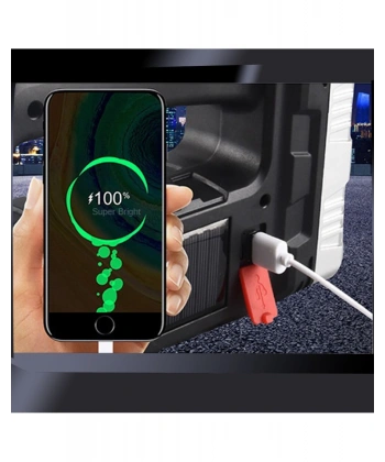 El Feneri Solar Panelli Ledli Powerbank Cob Fener