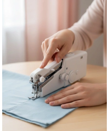 El Tipi Mini Dikiş Makinesi Perde ve Kıyafet Tamiri İçin