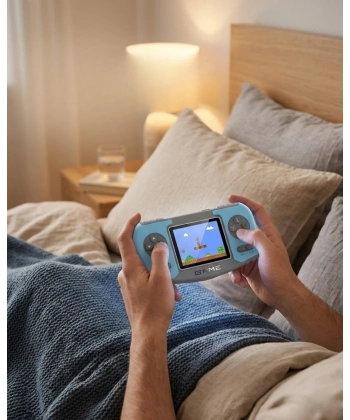 El Tipi Oyun Konsolu Dahili Retro Oyunlar TV Bağlantısı Destekli Taşınabilir Game Console