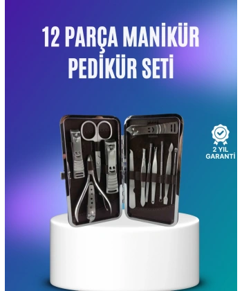 El ve Ayak Bakımı İçin Profesyonel 12 Bakım Seti