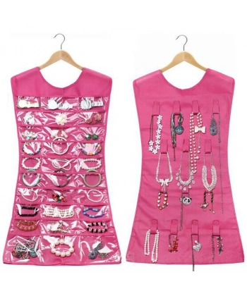 Elbise Şeklinde Takı Organizeri - Pembe