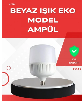 Elektrik Kesintileri İçin Şarjlı LED Ampul 30W E27 Beyaz Işık