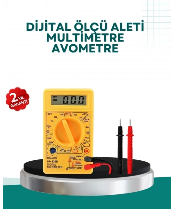 Elektrik Ölçüm Cihazı Dijital Multimetre 10 Amper Destekli