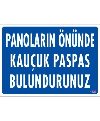 Elektrik Panosu Levhası 25x35 KOD:1128
