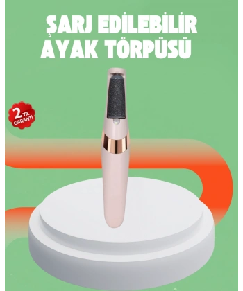 Elektrikli Ayak Törpüsü USB Şarjlı Nasır ve Kallus Giderici