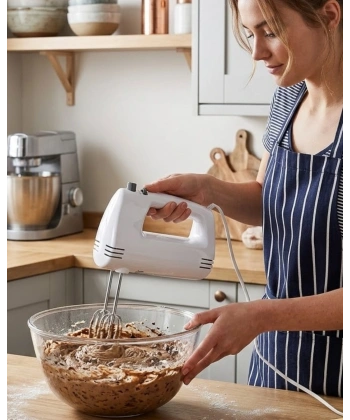 Elektrikli El Mikseri 250W 5 Hız Kademeli Hamur ve Kek Mikseri