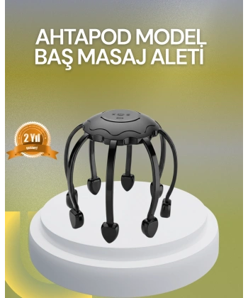 Elektrikli Kafa Masaj Aleti Çok Noktalı 360 Derece Kapsama