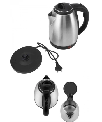 Elektrikli Paslanmaz Çelik Su Isıtcı Çelik Kettle 1.8 Lt. Uzun Ömürlü