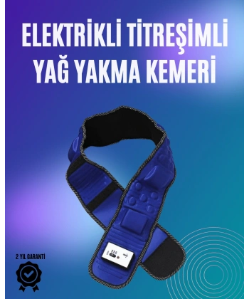 Elektrikli Titreşimli Yağ Yakma Kemeri – Masaj ve Kilo Kaybı İçin İdeal